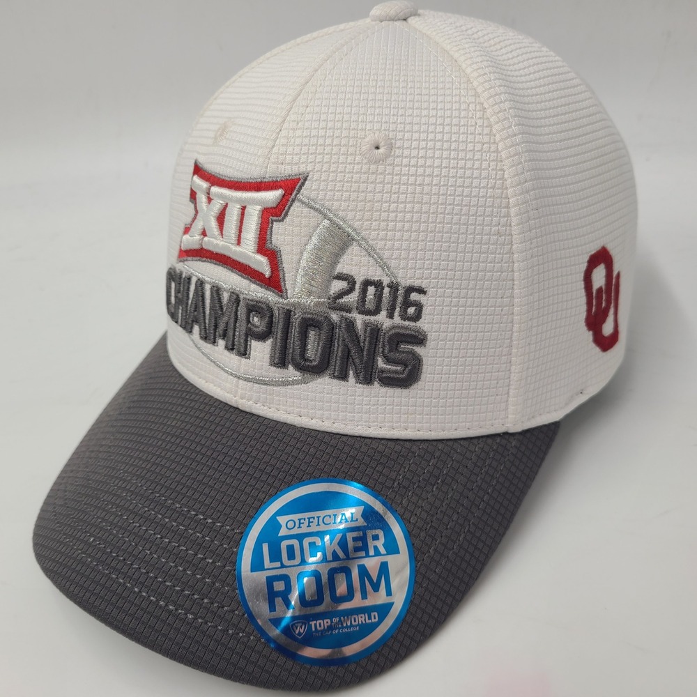 Oklahoma Sooners Hat Adjustable Top of‎ the World NCAA 2016 Big 12 Champions XII